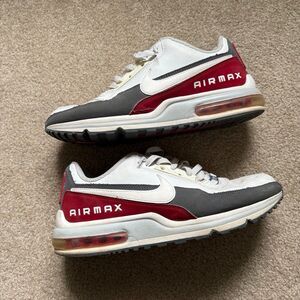 Nike Air Max LTD Sneakers Tennis Shoes 407979-129 Red Gray White Mens 11 EUC
